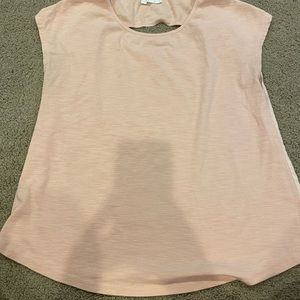 Pale pink short sleeved shirt